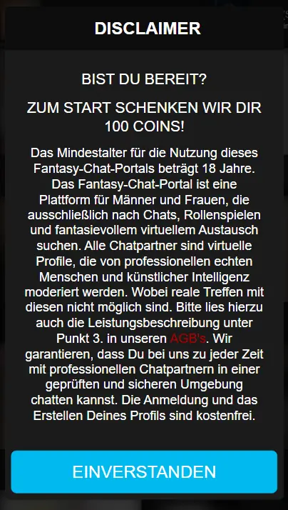 disclaimer - de